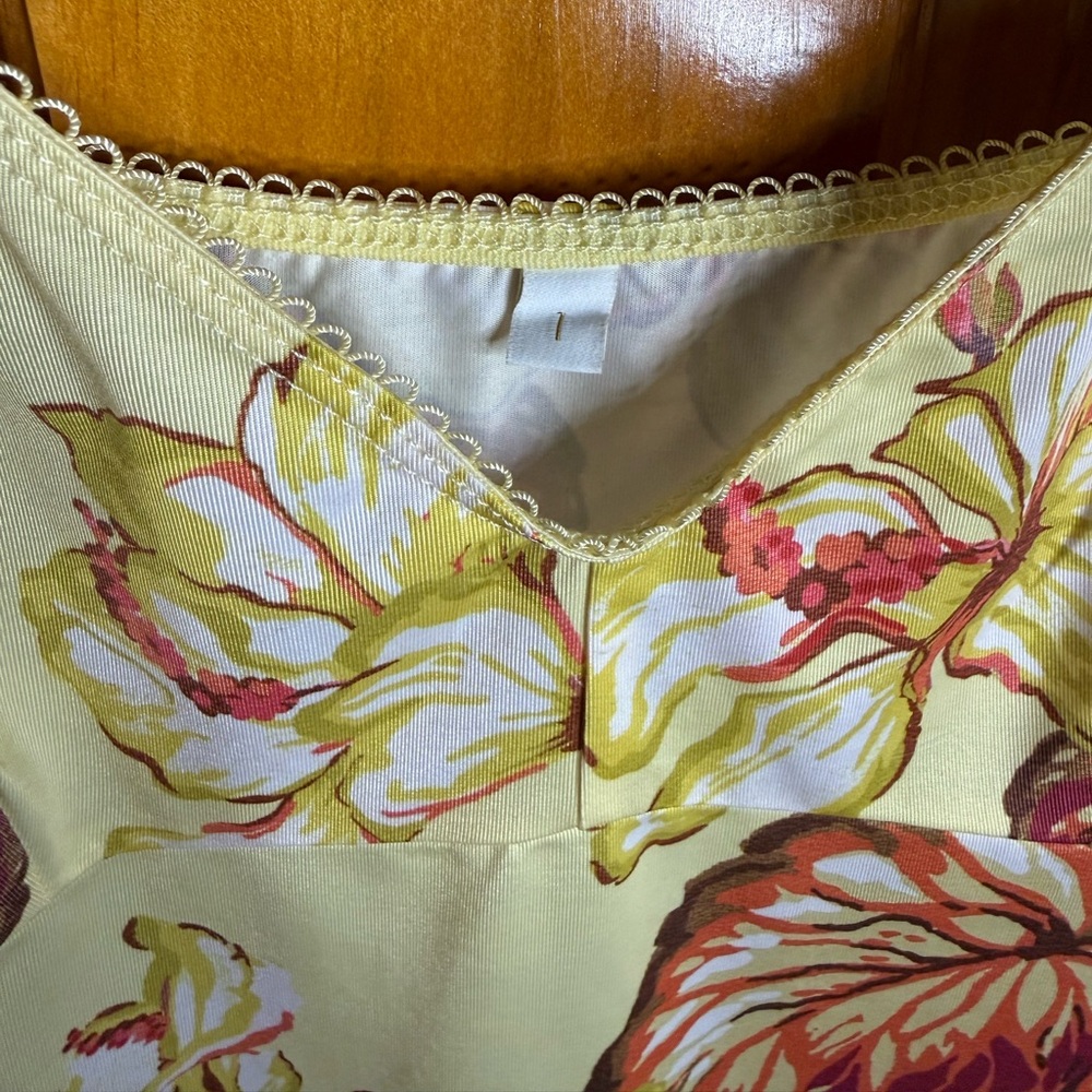 Zimmermann Floral-Print Crepon Midi Dress With Ruffled Trims Size AU 1 / US 6 - Picture 8 of 15
